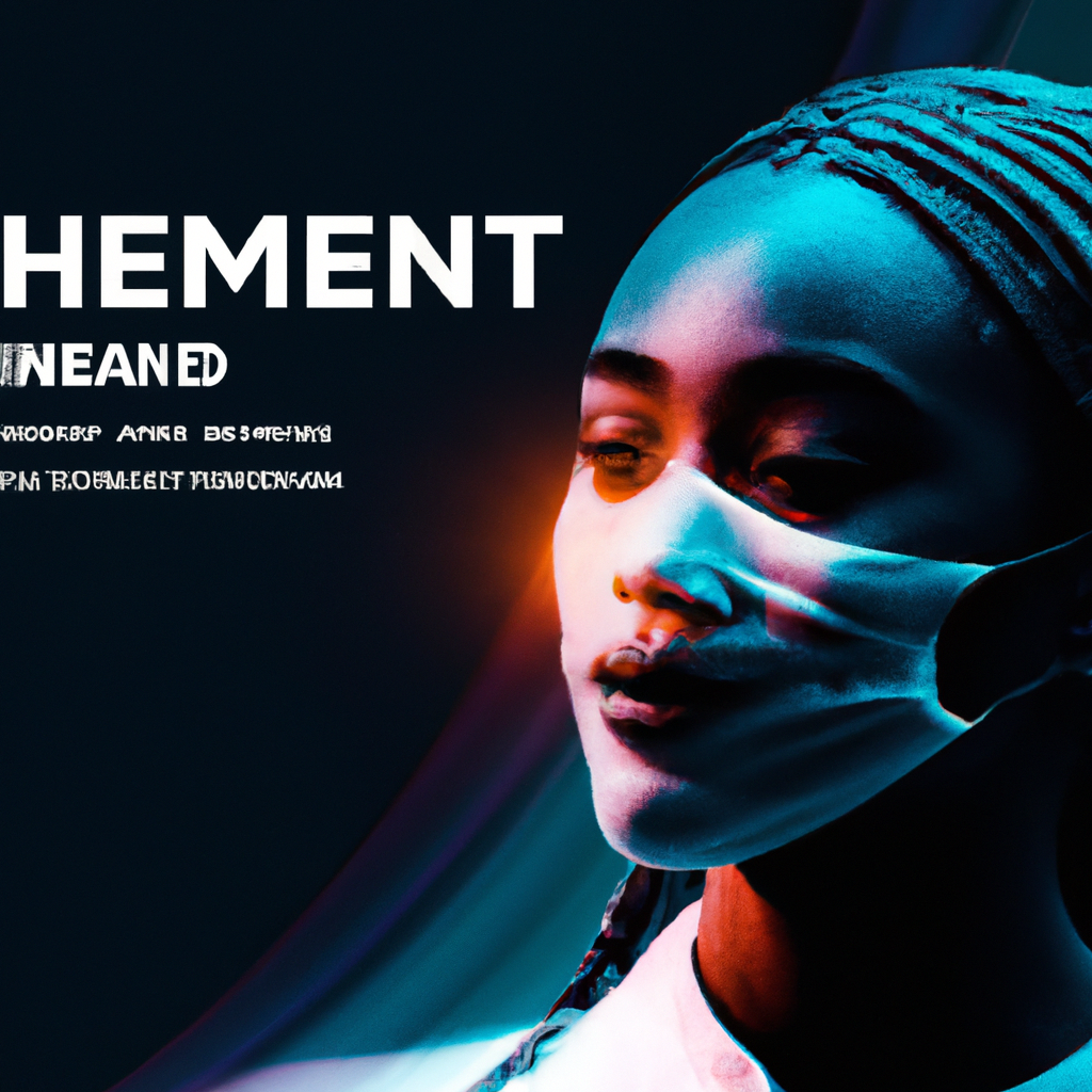 Audience watching a neon performance